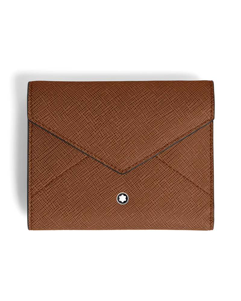 Montblanc Sartorial Trio Brieftasche 6 cc - Rehbraun - Leder - MB220342 - Brieftaschen Rehbraun