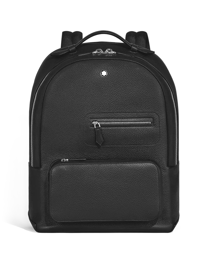 Montblanc Rucksack Montblanc Companion - Schwarz - Leder - MB199459 - Rucksäcke Schwarz