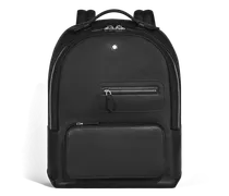 Rucksack Montblanc Companion - Schwarz - Leder - MB199459 - Rucksäcke