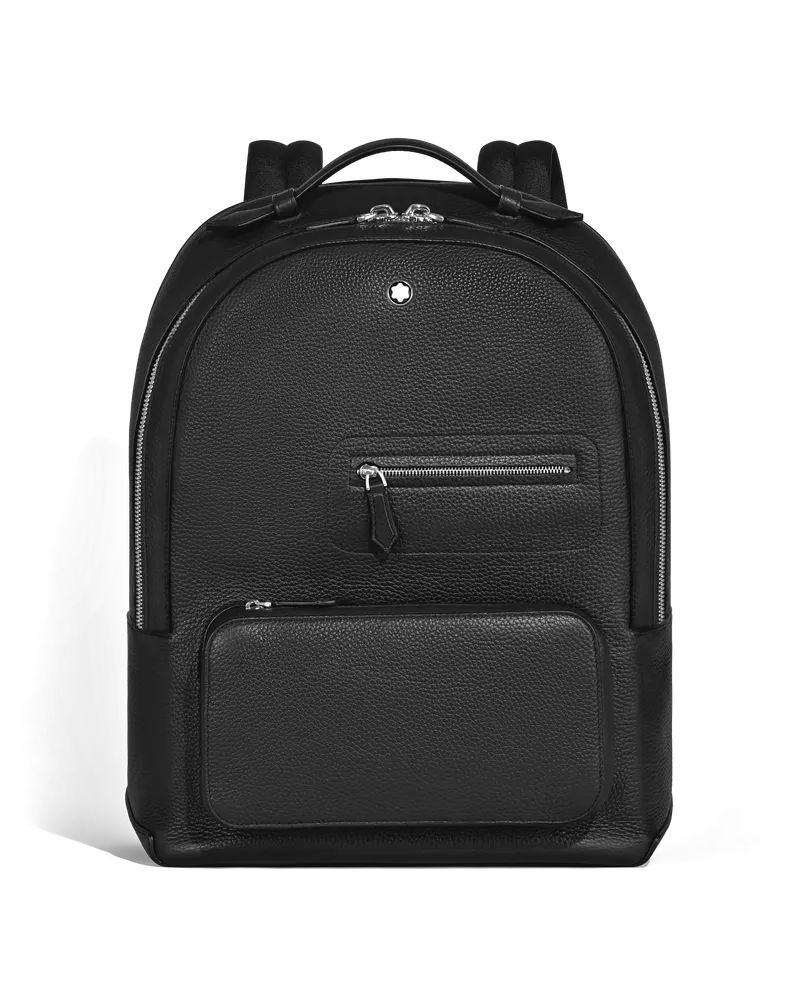Montblanc Rucksack Montblanc Companion - Schwarz - Leder - MB199459 - Rucksäcke Schwarz