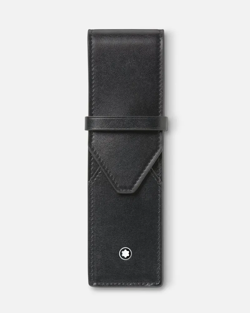 Montblanc Meisterstück Etui Für 2 Schreibgeräte - Stifteetuis - Schwarz Schwarz