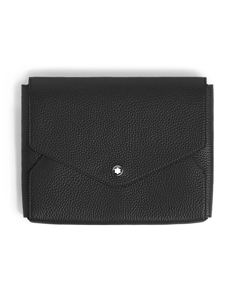Montblanc Etui Montblanc Envelope für 10 Schreibgerät - Schwarz - Leder - MB223337 - Schreibgeräteetuis Schwarz