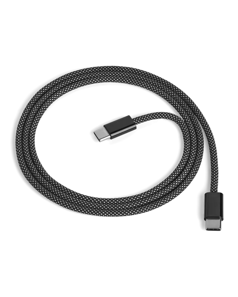Montblanc USB-C-Kabel für Montblanc Digital Paper - Schwarz - Gewebe - MB135045 - Smart Notepads Accessoires Schwarz