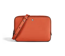 Kleine Umhängetasche aus Sartorial Leder - Mandarine - Leder - MB221576 - Messenger Bags