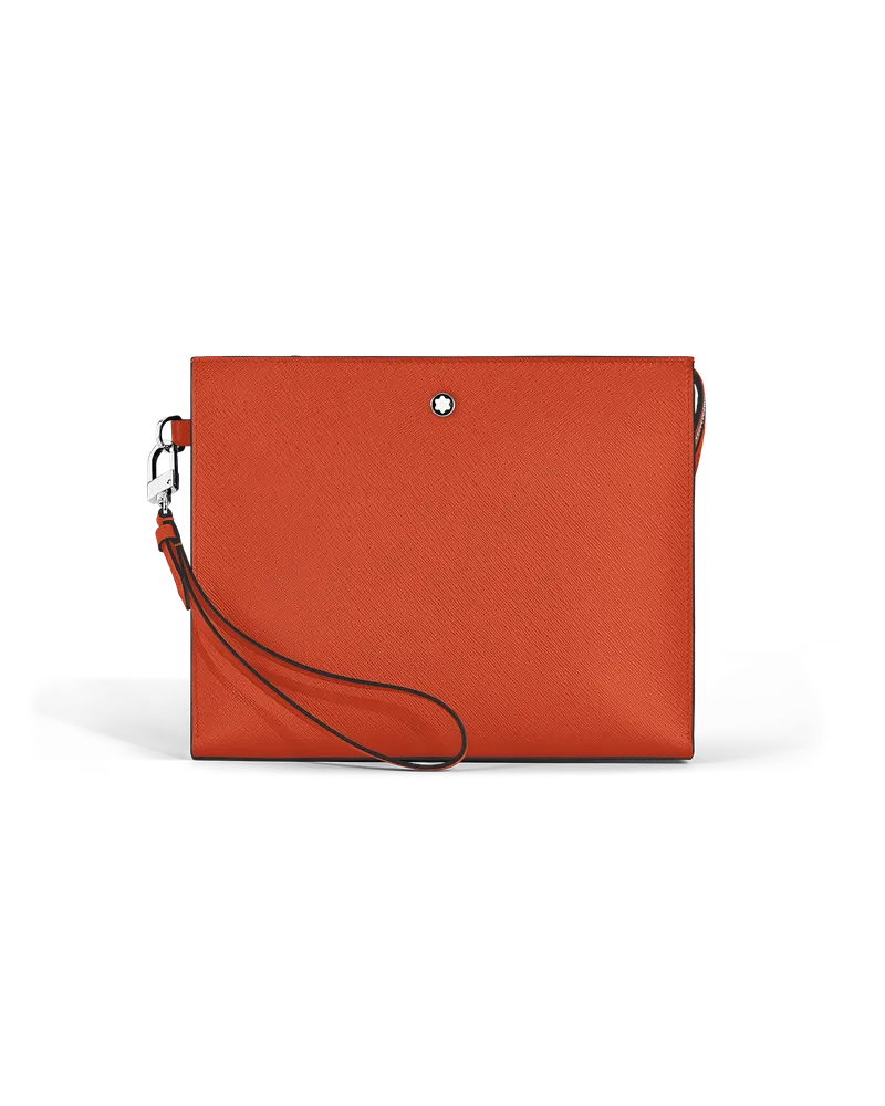 Montblanc Clutch aus Sartorial Leder - Mandarine - Leder - MB221568 - Etuis Mandarine