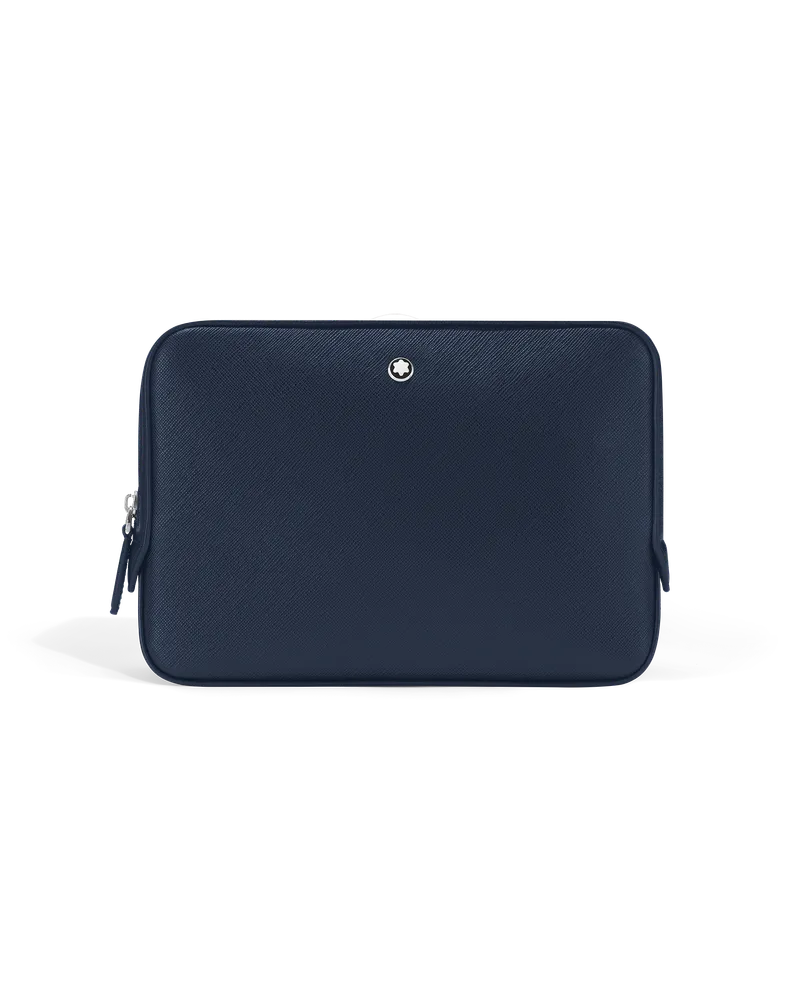 Montblanc Kleine Umhängetasche aus Sartorial Leder - Tintenblau - MB131718 - Messenger Bags Tintenblau