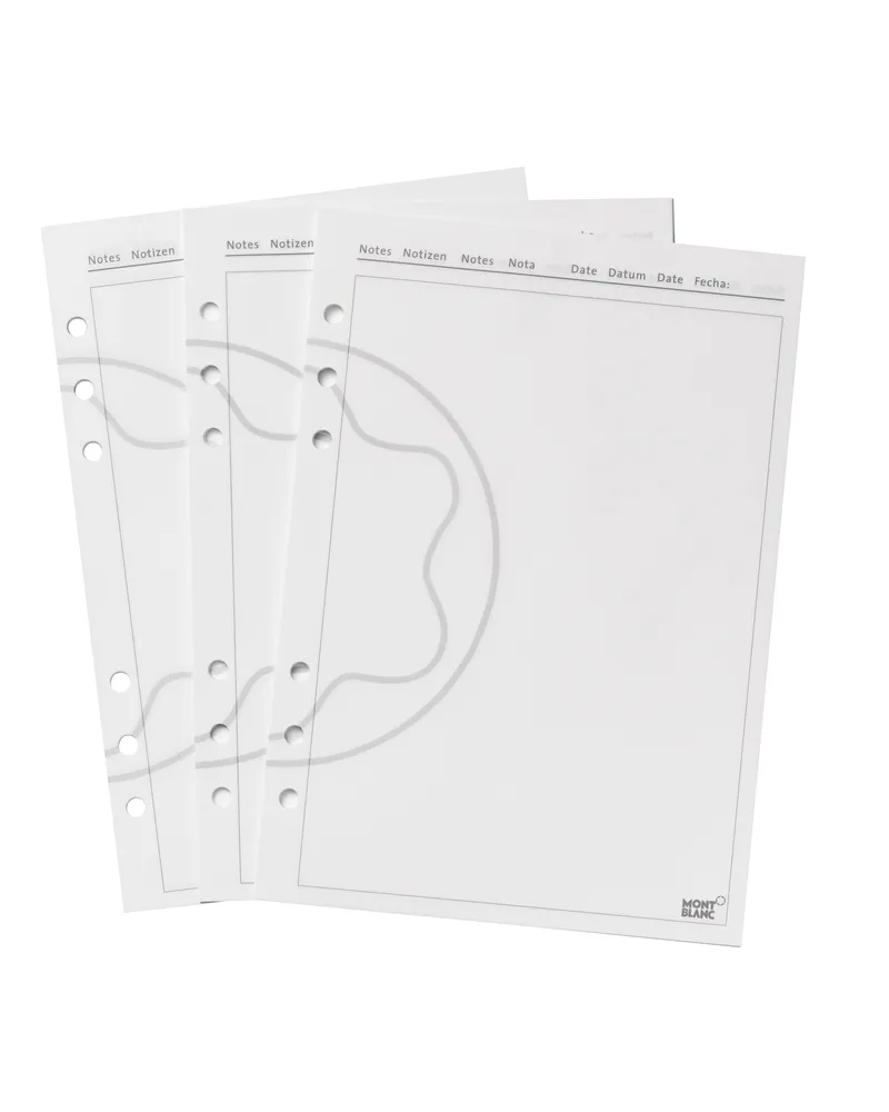 Montblanc Unlinierte Blätter groß - MB3051 - Papier Refills 