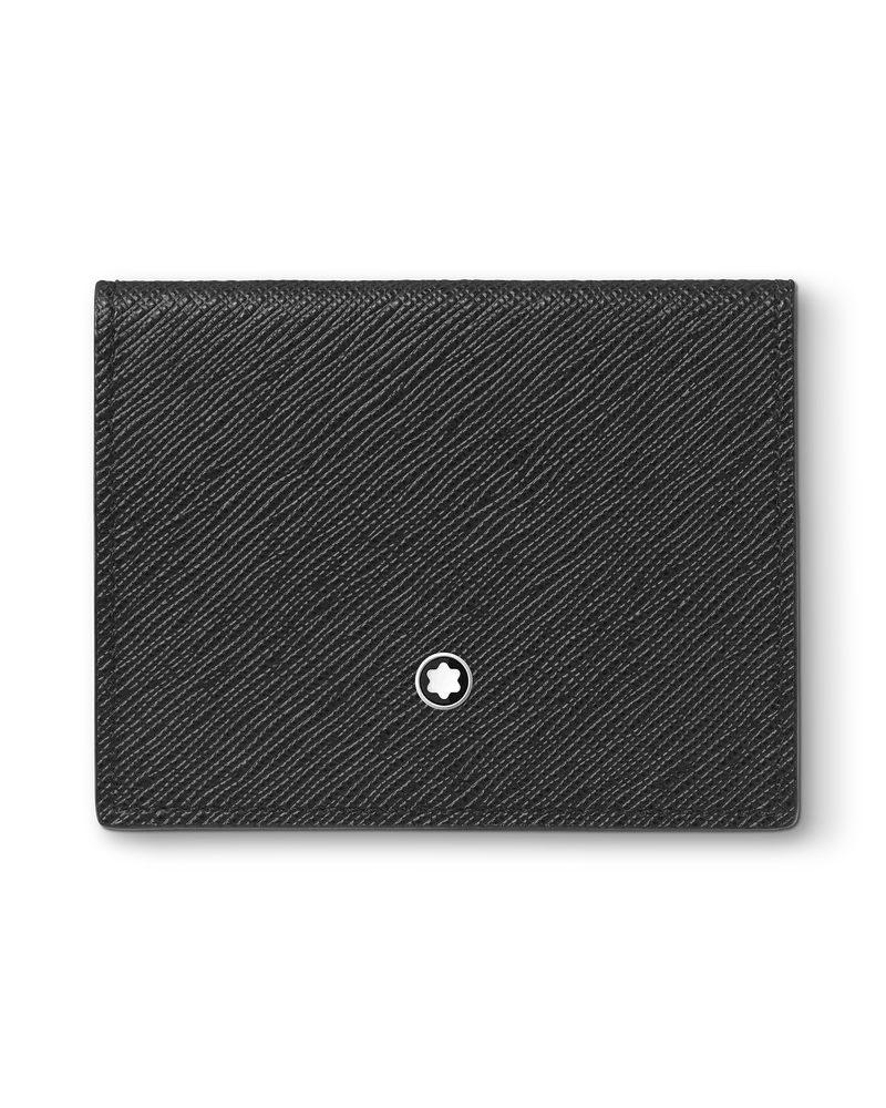 Montblanc Sartorial Trio Kartenetui 4 cc - Schwarz - Leder - MB198231 - Kartenetuis Schwarz