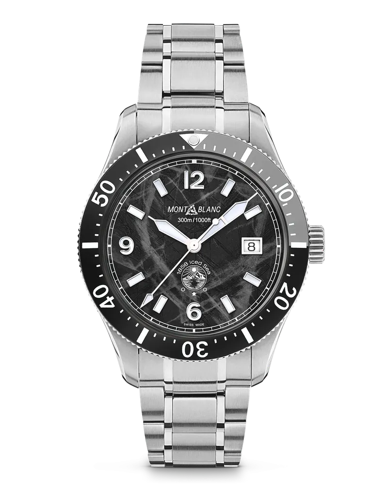 Montblanc Montblanc Iced Sea Automatic Date - Schwarz - Stahl - Keramik - MB129371 - Uhr Schwarz