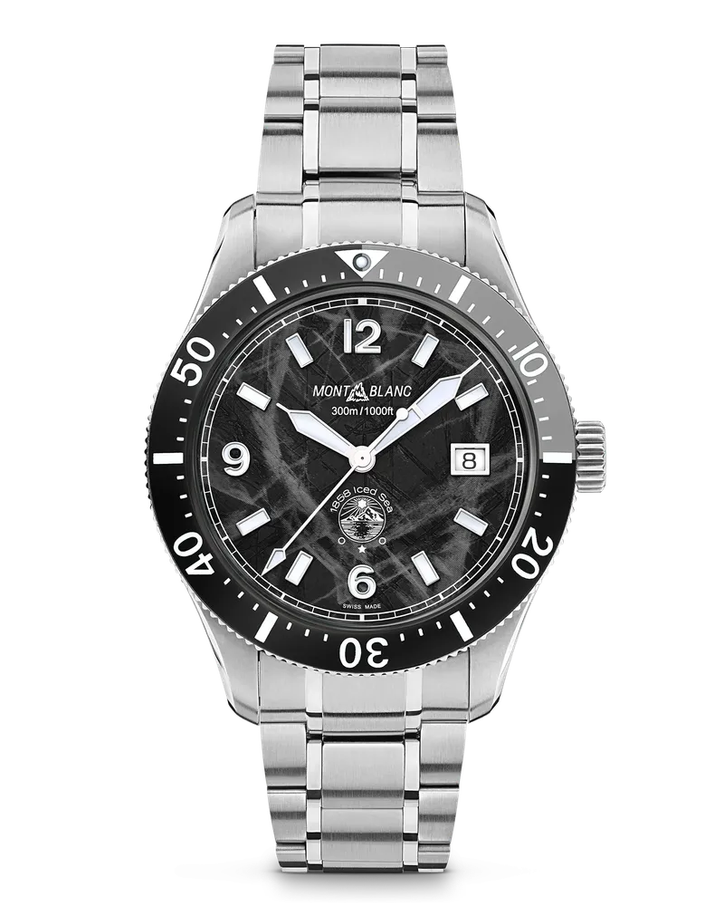 Montblanc Montblanc Iced Sea Automatic Date - Schwarz - Stahl - Keramik - MB129371 - Uhr Schwarz