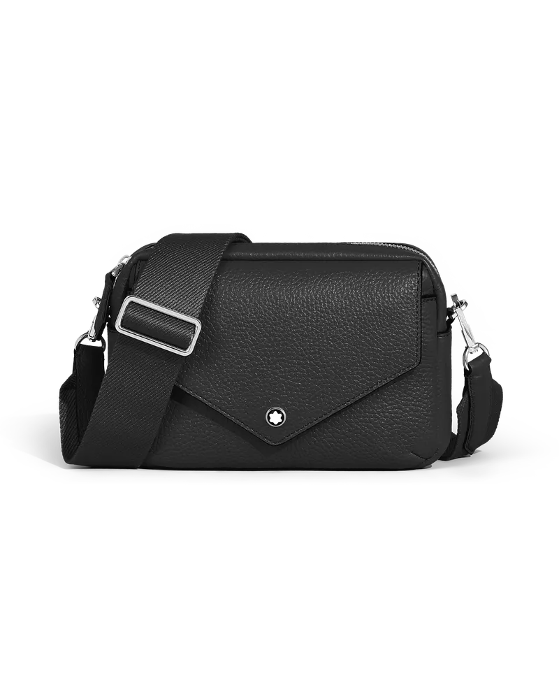 Montblanc Kleine Umhängetasche Montblanc Companion - Schwarz - Leder - MB222879 - Messenger Bags Schwarz