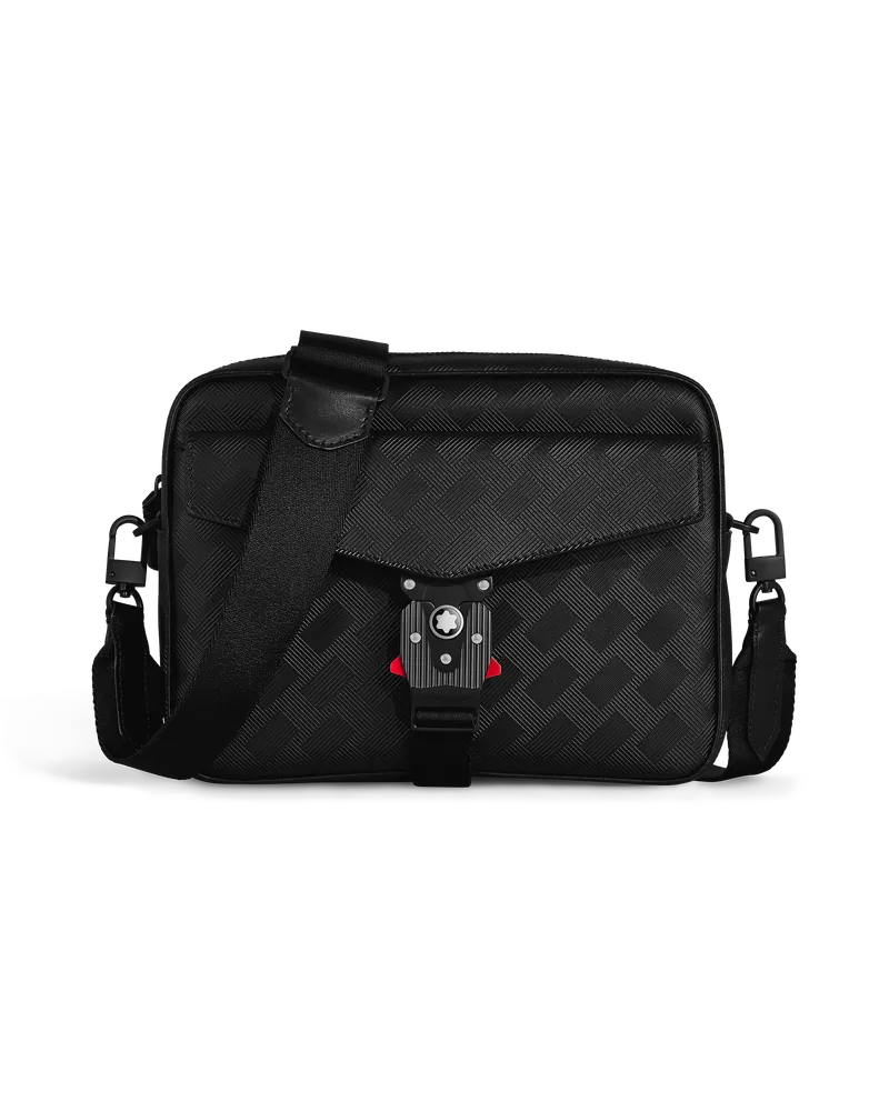 Montblanc M-Lock Messenger Bag - Schwarz - Leder - MB198865 - Messenger Bags Schwarz