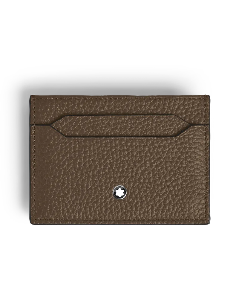 Montblanc Kartenetui 5 cc - Haselnussbraun - Leder - MB220218 - Kartenetuis Haselnussbraun
