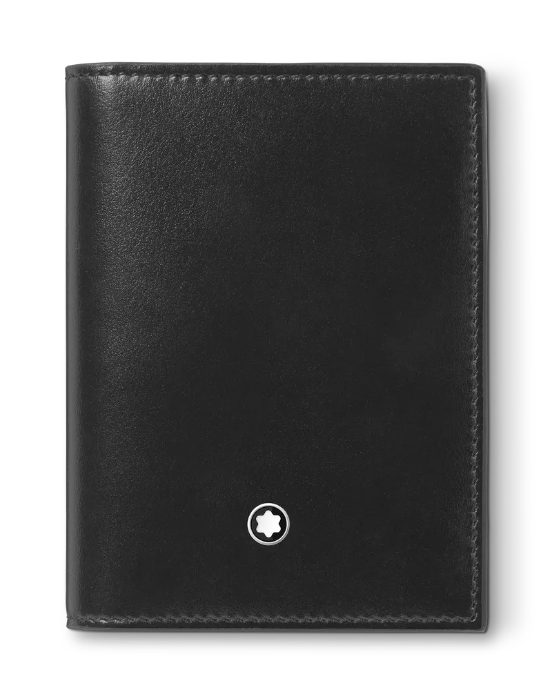 Montblanc Meisterstück Kartenetui 4 cc - Schwarz - Leder - MB198321 - Kartenetuis Schwarz