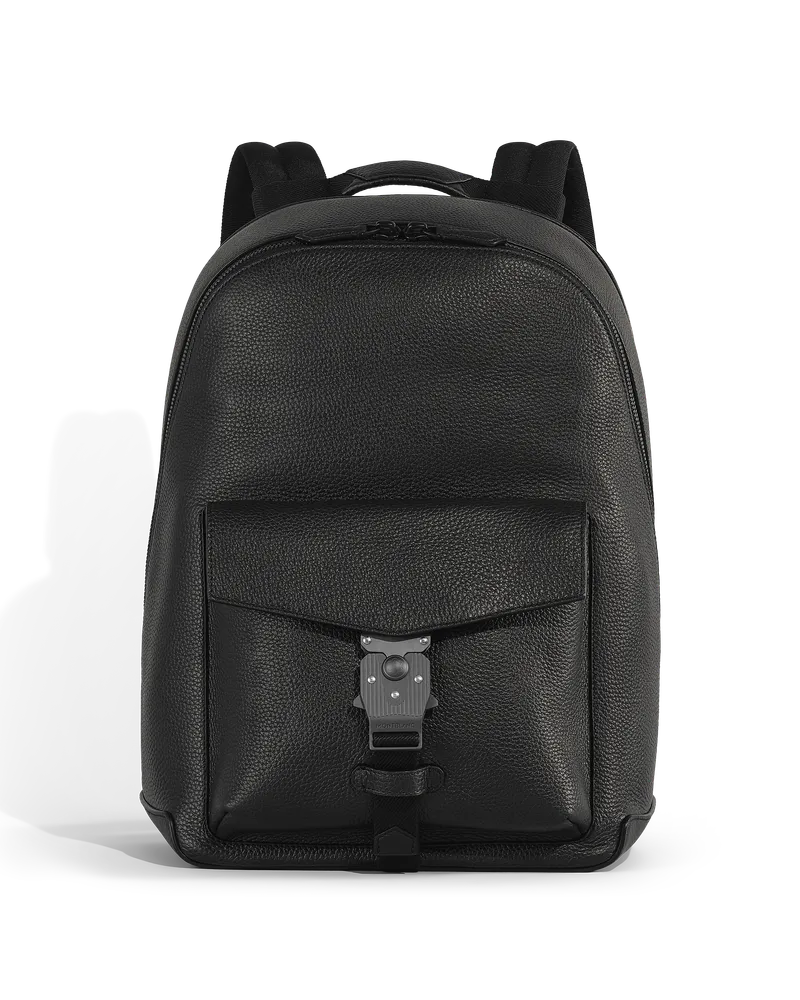 Montblanc M-Lock Rucksack - Schwarz - Leder - MB220321 - Rucksäcke Schwarz