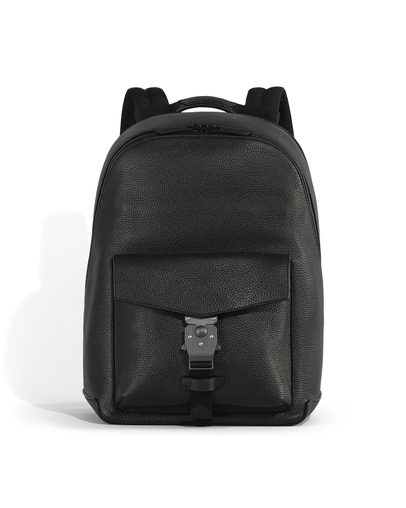 Montblanc M-Lock Rucksack - Schwarz - Leder - MB220321 - Rucksäcke Schwarz