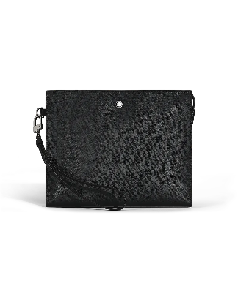 Montblanc Clutch aus Sartorial Leder - Schwarz - Leder - MB198860 - Etuis Schwarz