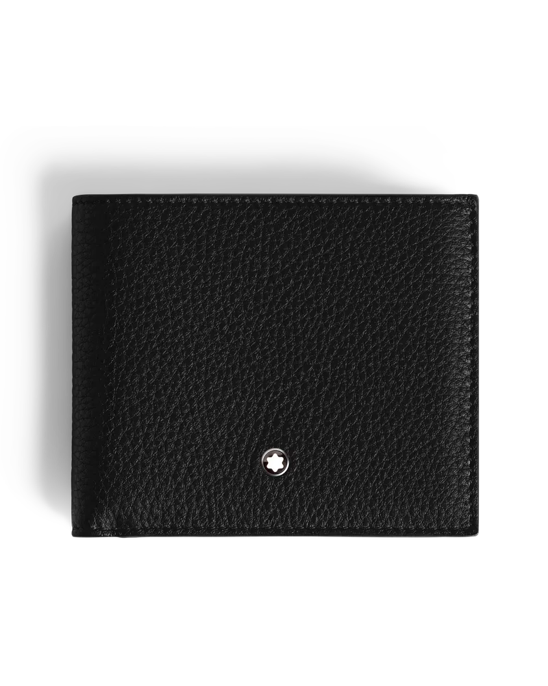 Montblanc Genarbte Brieftasche 8 cc - Schwarz - Leder - MB199440 - Brieftaschen Schwarz