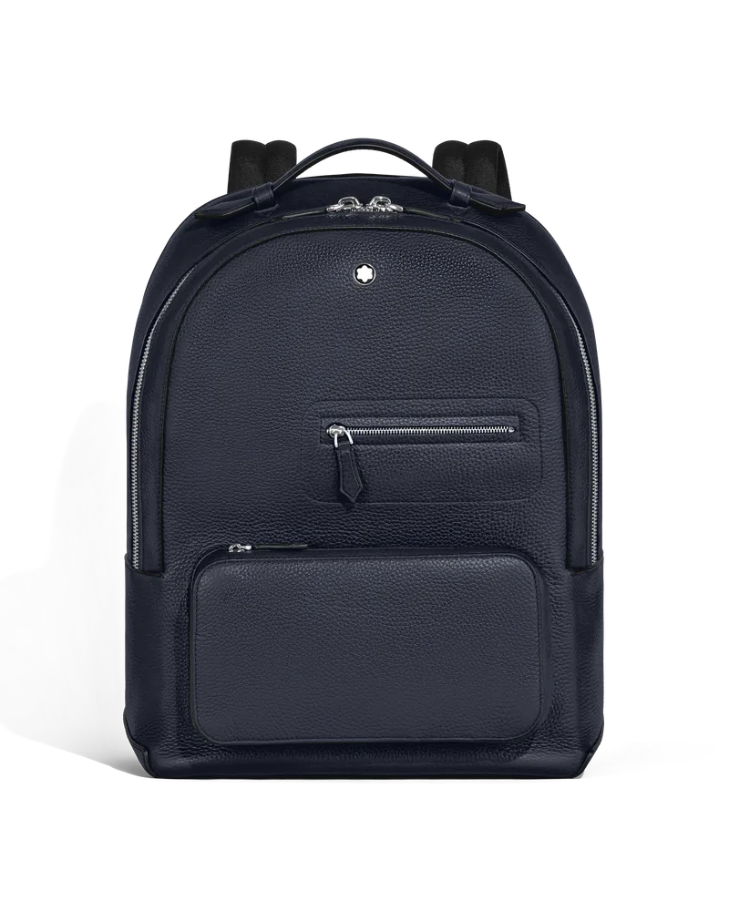 Montblanc Rucksack Montblanc Companion - Mitternachtsblau - Leder - MB220035 - Rucksäcke Mitternachtsblau