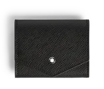 Münzbörse Montblanc Envelope - Schwarz - Leder - MB220347 - Münzbörsen