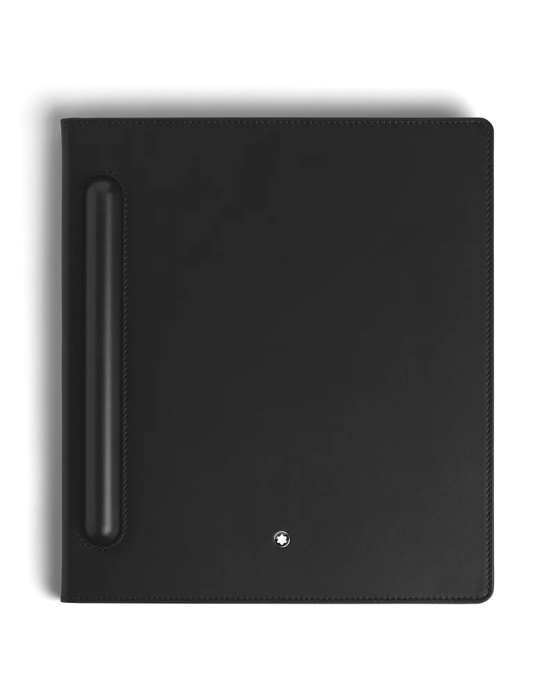 Montblanc Montblanc Digital Paper Folio Schwarz - Schwarz - Rindsleder - MB135039 - Smart Notepads Accessoires Schwarz