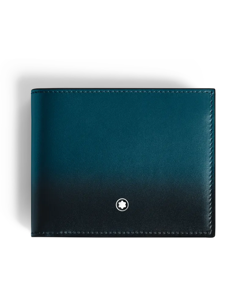 Montblanc Meisterstück Brieftasche 6 cc - Zypernblau - Leder - MB198800 - Brieftaschen Zypernblau