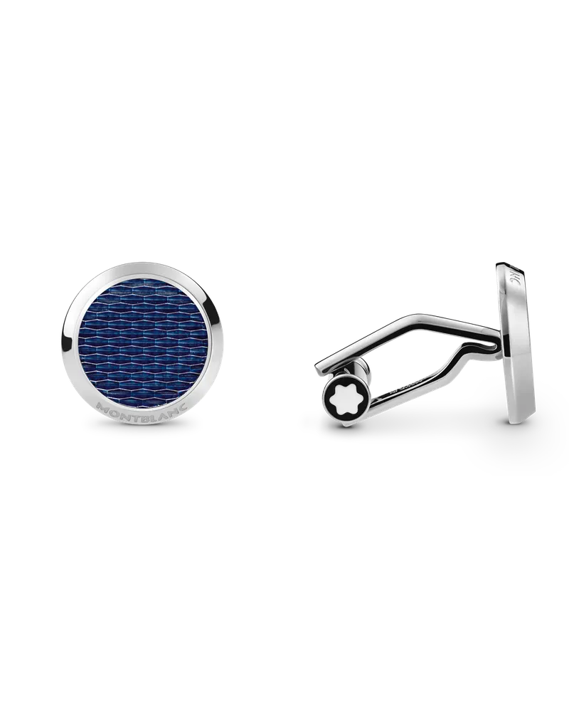 Montblanc Montblanc Meisterstück Glacier Collection Manschettenknöpfe - Edelstahl - MB129492 - Cufflinks 