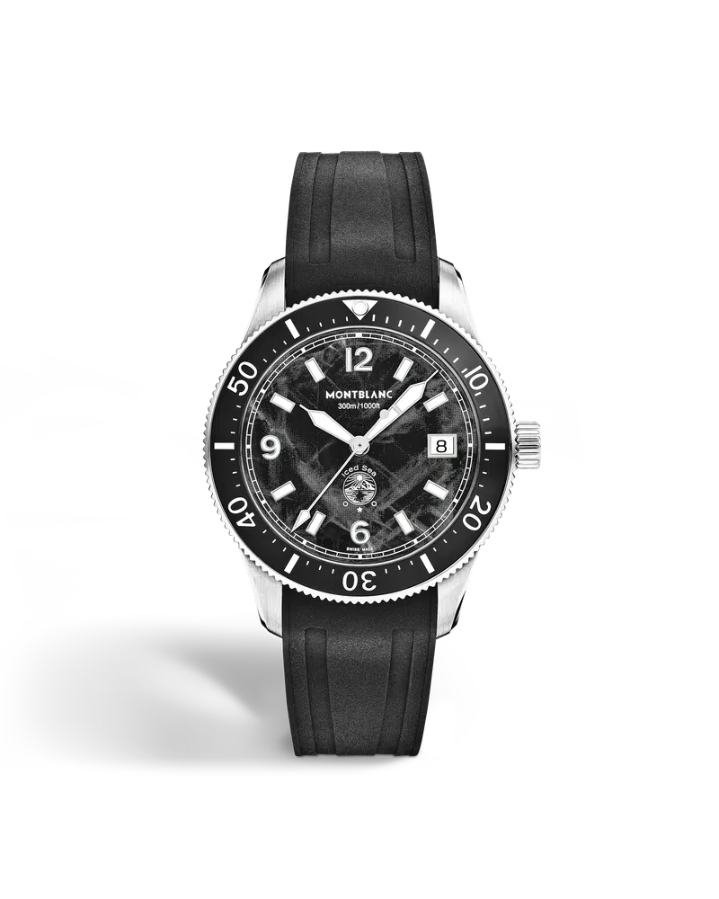 Montblanc Montblanc Iced Sea Automatic Date 0 Oxygen - Schwarz - Stahl - Keramik - MB136542 - Uhr Schwarz