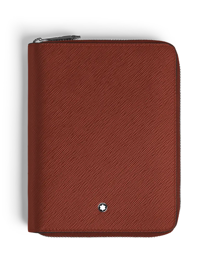 Montblanc Etui für 5 Schreibgerät mit Reißverschluss aus Sartorial Leder - Red Oak - Leder - MB223035 - Schreibgeräteetuis Red