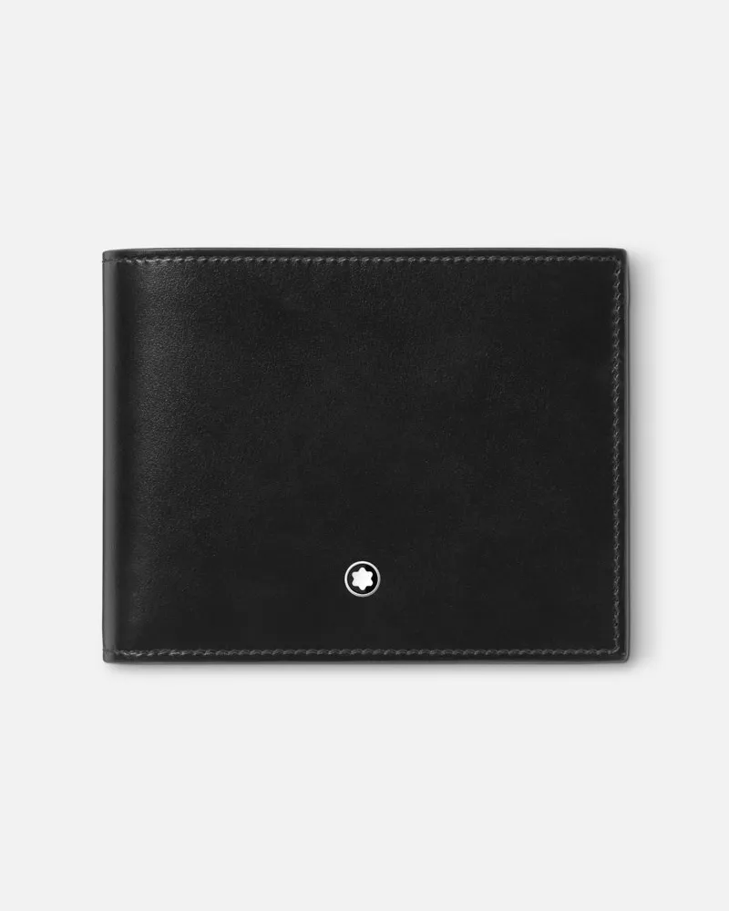 Montblanc Meisterstück Brieftasche 6 Cc Mit 2 Sichtfächern Schwarz