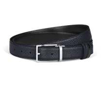 Wendbarer Gürtel mit rechteckiger Meisterstück Schließe mm aus Grain Leder - MB222207 - Gürtel