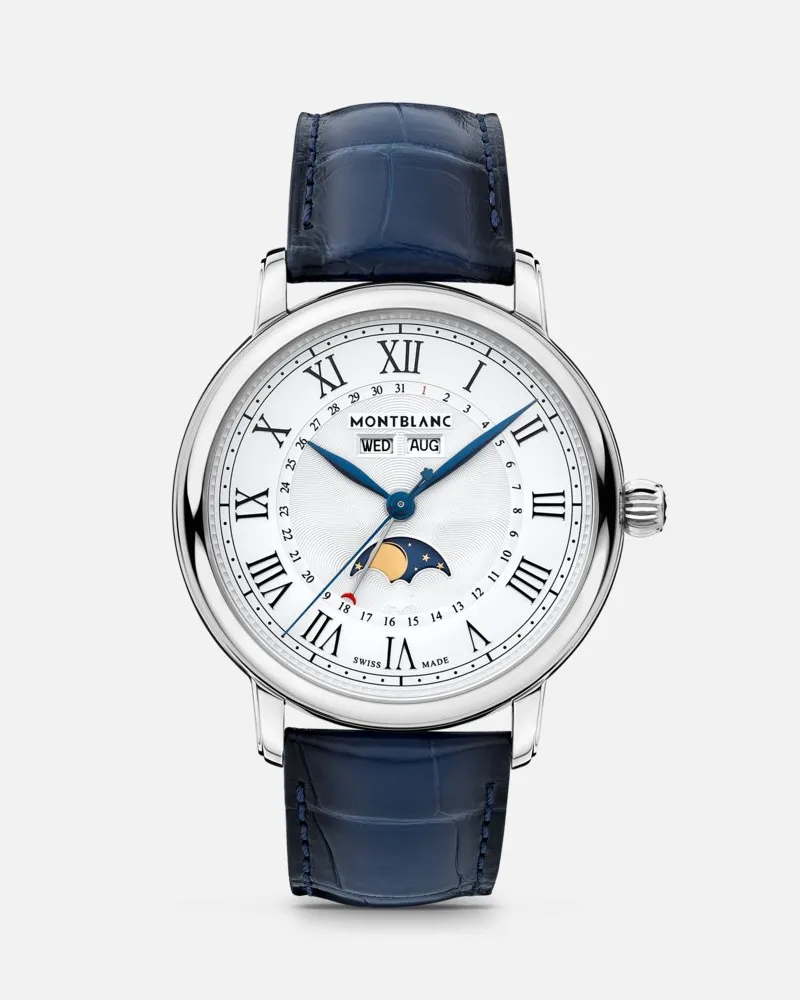 Montblanc Montblanc Star Legacy Full Calendar 42 Mm - Armbanduhren - Weiß Weiß