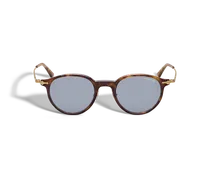 Runde Sonnenbrille mit Havana-Acetatrahmen - Havanna - Kunststoff - MB134461 - Sonnenbrillen