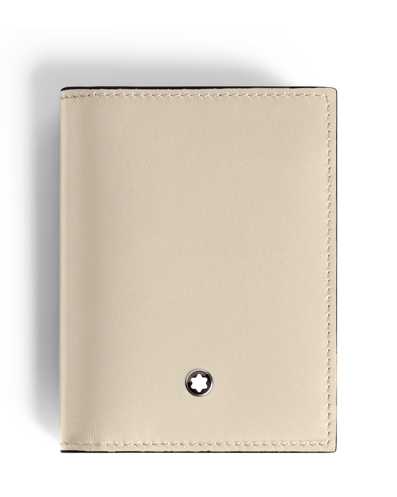 Montblanc Meisterstück Kartenetui 4 cc - Wolkiges Beige - Leder - MB199316 - Kartenetuis Wolkiges