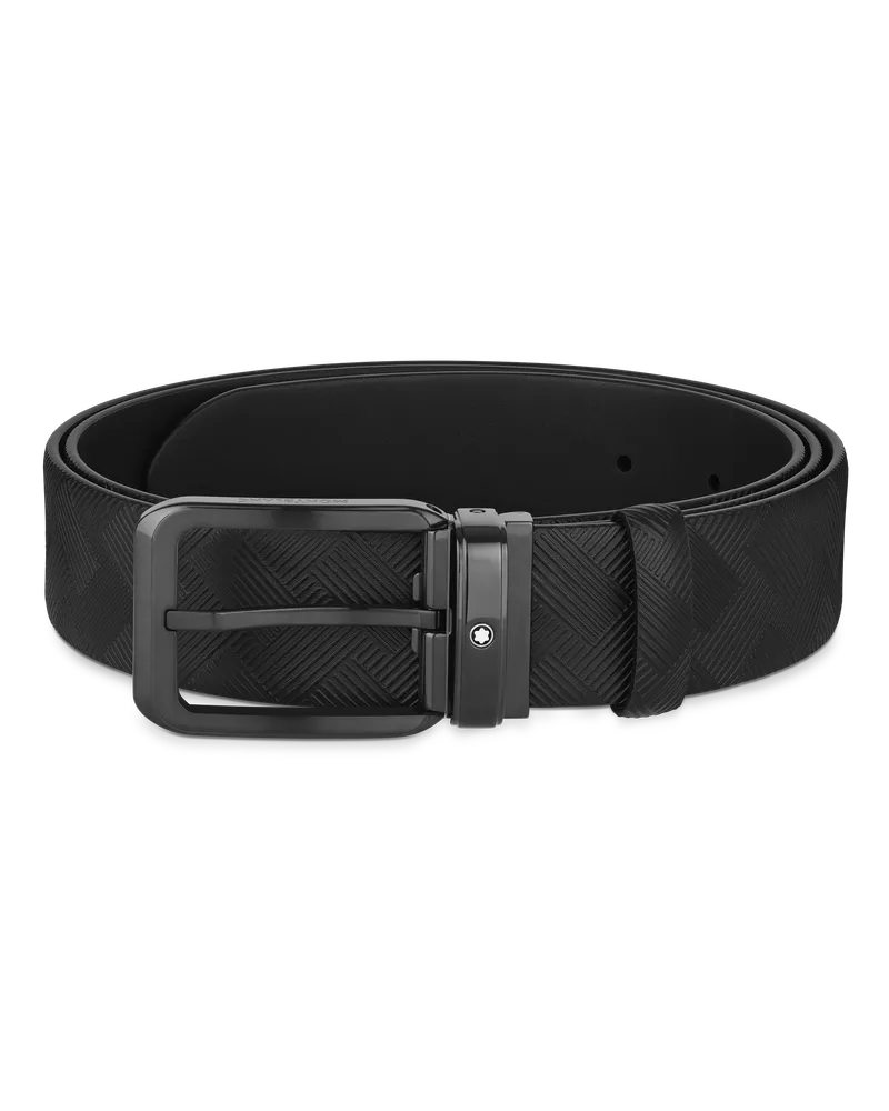 Montblanc Gürtel aus wendbarem Leder in Schwarz, 35 mm - Schwarz - Leder - MB130587 - Gürtel Schwarz