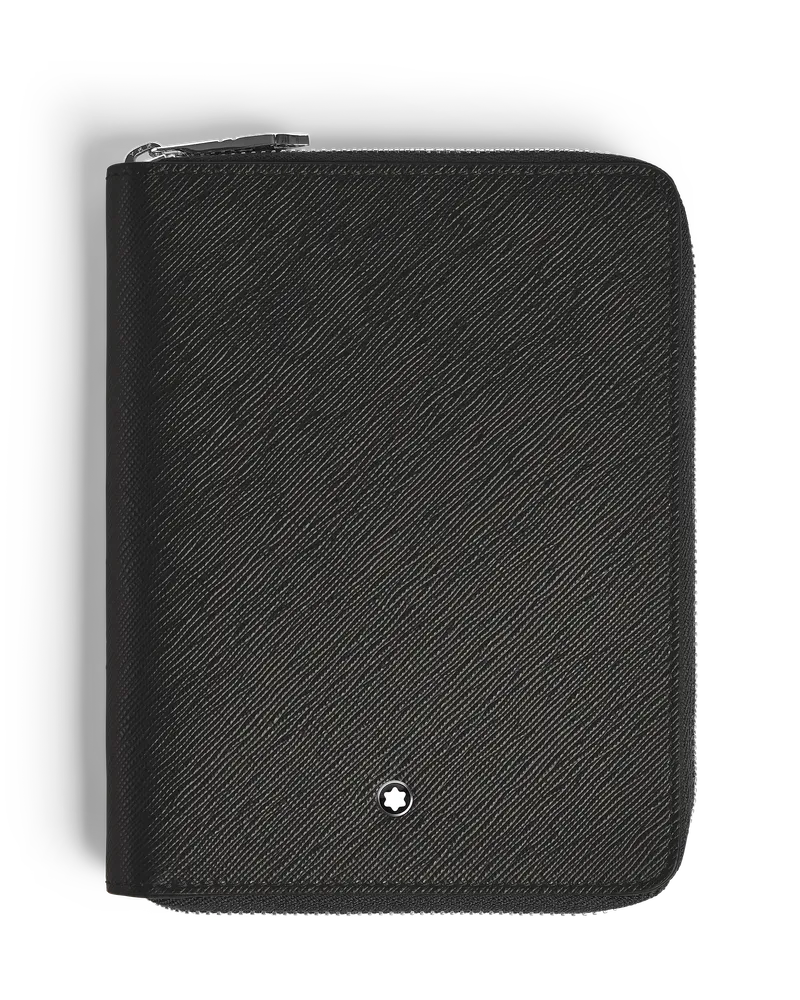 Montblanc Sartorial Etui für 5 Schreibgeräte mit Reißverschluss - Schwarz - Leder - MB220372 - Schreibgeräteetuis Schwarz