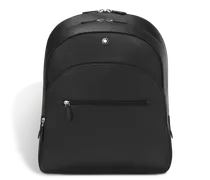 Rucksack Groß mit 3 Fächern aus Sartorial Leder - Schwarz - Leder - MB130274 - Rucksäcke