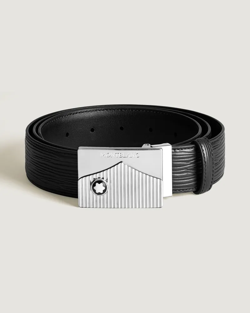 Montblanc Gürtel aus Leder in Schwarz, 35 mm - MB199092 - Gürtel 