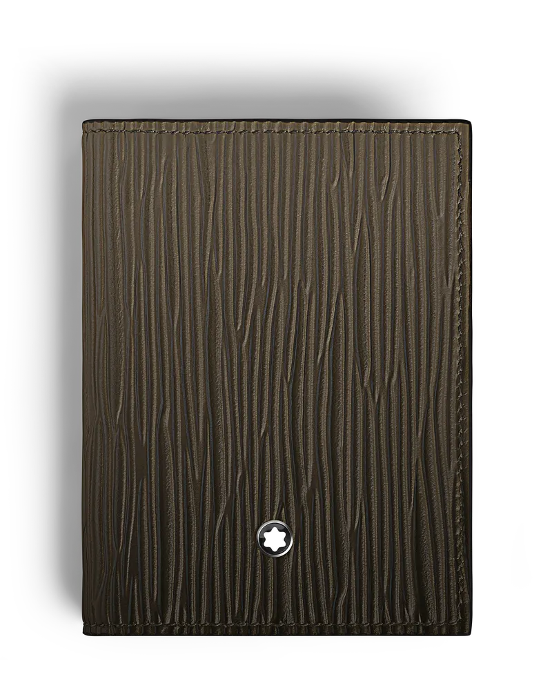 Montblanc Kartenetui 4cc mit Sfumato-Effekt - Khaki - Leder - MB220276 - Kartenetuis Khaki