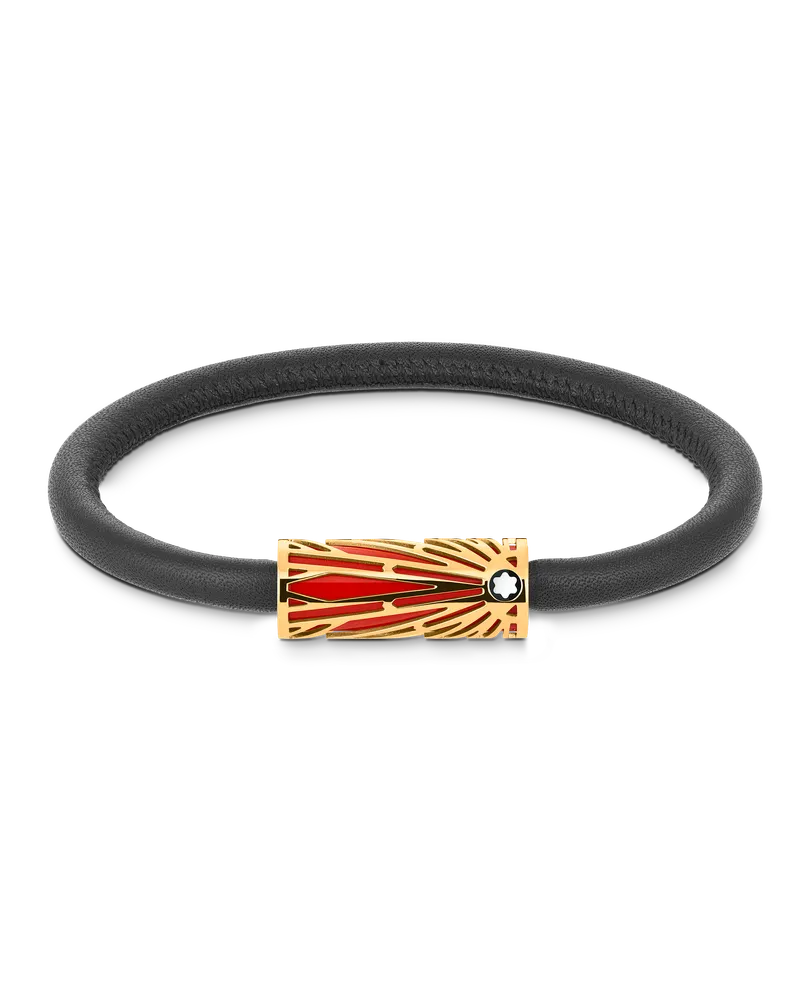 Montblanc Meisterstück The Origin Collection Armband in Koralle - Korallenfarben - Edelstahl - MB132974 - Armbänder Korallenfarben