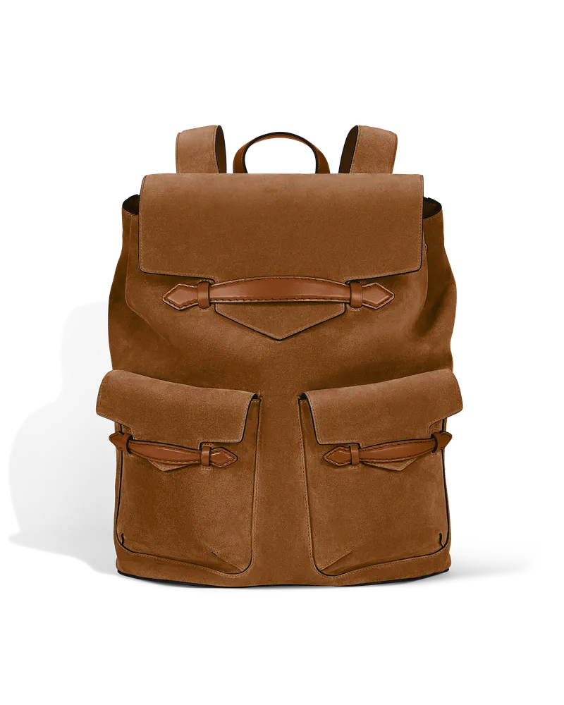 Montblanc Rucksack Montblanc Envelope - Karamell - Leder - MB221670 - Rucksäcke Karamell