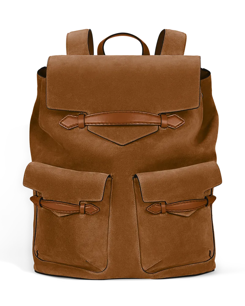 Montblanc Rucksack Montblanc Envelope - Karamell - Leder - MB221670 - Rucksäcke Karamell