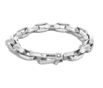 Armband aus Edelstahl mit achteckiger Kette - Silberfarben - Edelstahl - MB134475 - Armbänder