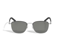 Quadratische Sonnenbrille mit silberfarbenem Metallrahmen - Silber - Metall - MB135567 - Sonnenbrillen