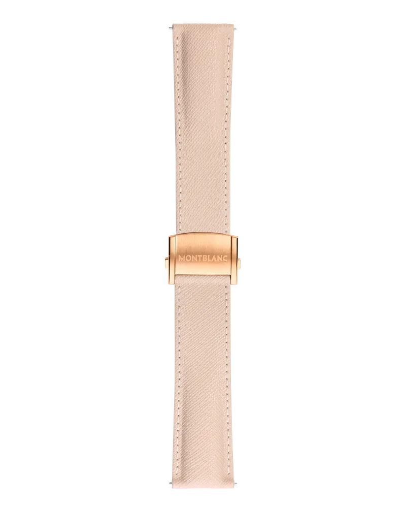 Montblanc Cremefarbenes Lederarmband - Weiß - MB127737 - Smart Armbänder Weiß