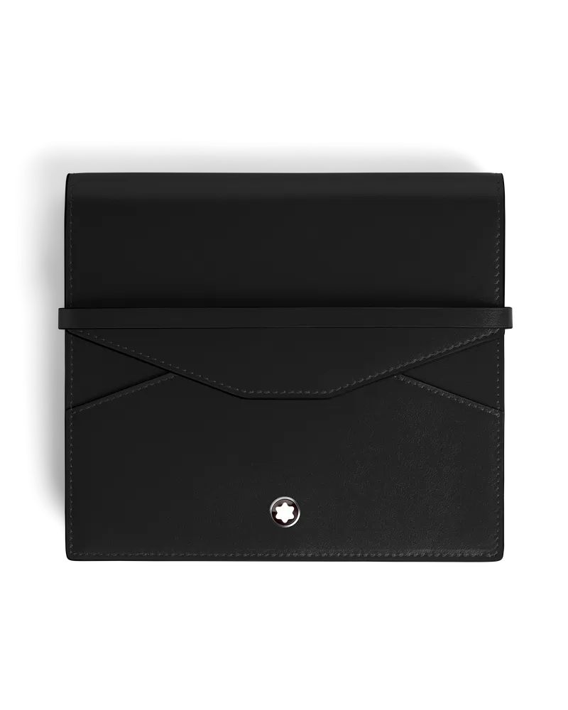 Montblanc Meisterstück Etui für 8 Schreibgerät - Schwarz - Leder - MB199337 - Schreibgeräteetuis Schwarz