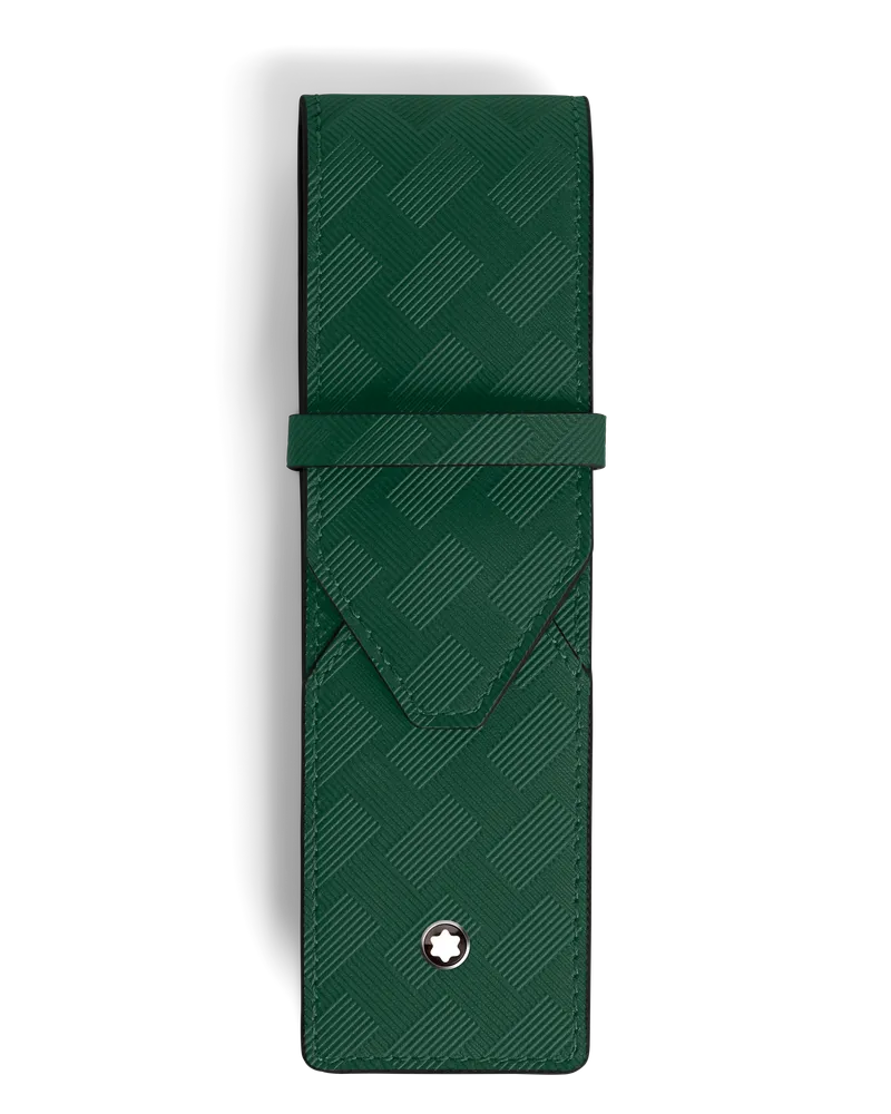 Montblanc Extreme 3.0 Etui für zwei Schreibgeräte - British Green - Leder - MB220015 - Schreibgeräteetuis British