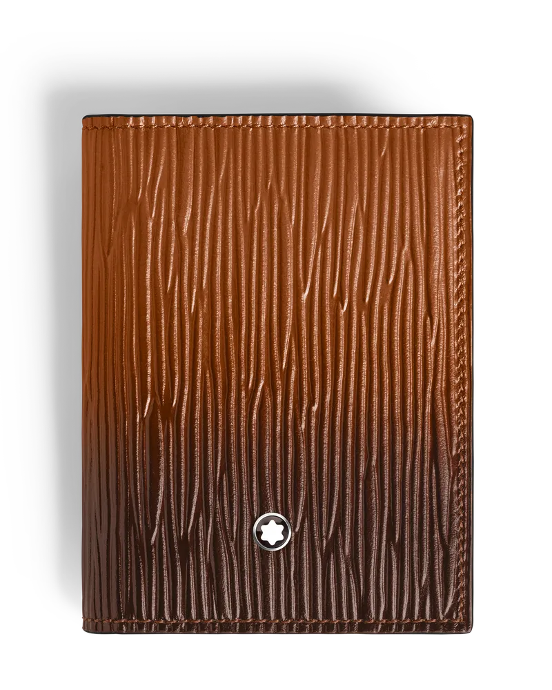 Montblanc Kartenetui 4 cc aus Corteccia-Sfumato-Leder - Rehbraun - Leder - MB221406 - Kartenetuis Rehbraun