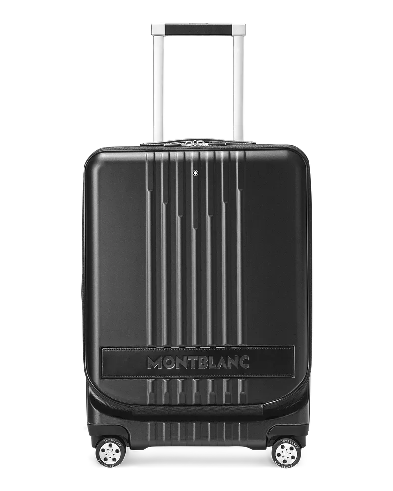 Montblanc MY4810 Kabinentrolley mit Vordertasche - Schwarz - MB131959 - Handgepäck Schwarz