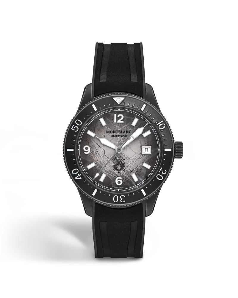 Montblanc Montblanc Iced Sea Automatic Date 0 Oxygen - Schwarz - Stahl - Keramik - MB134017 - Uhr Schwarz